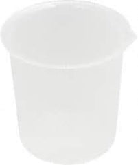 Bel-Art - 100 ml Polypropylene Graduated Beaker - 25 ml Graduation, 2-1/2" Diam x 2-37/64" High - A1 Tooling