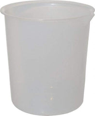 Bel-Art - 4,000 ml Polypropylene Graduated Beaker - 1,000 ml Graduation, 8-29/64" Diam x 9-5/64" High - A1 Tooling