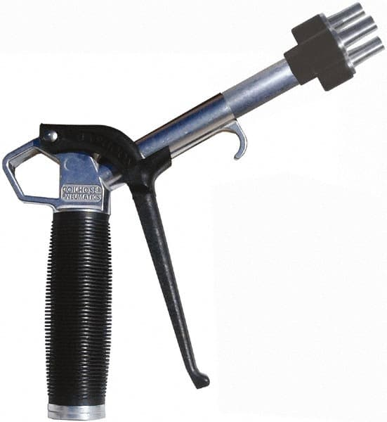 Coilhose Pneumatics - 150 Max psi High Flow Multi-Jet Nozzle Pistol Grip Blow Gun - 3/8 NPT, 2" Tube Length, Aluminum - A1 Tooling