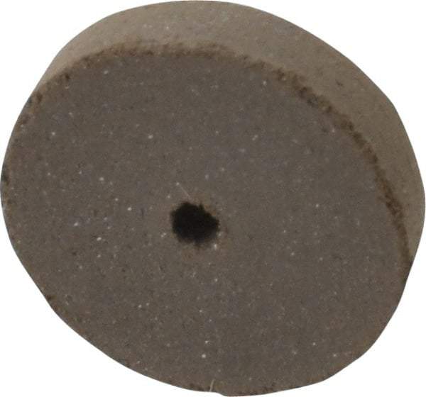 Cratex - 5/8" Diam x 1/16" Hole x 1/8" Thick, Surface Grinding Wheel - Silicon Carbide, Medium Grade, 25,000 Max RPM, Rubber Bond, No Recess - A1 Tooling