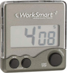 Value Collection - Big Digit Count Up and Down Timer - Counter Down 99 Min 59 Sec, Daily Alarm, Black - A1 Tooling