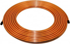 Value Collection - 50' Long, 3/8" OD x 0.245" ID, Grade Alloy 122 Copper Seamless Tube - 0.065" Wall Thickness - A1 Tooling