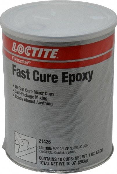 Loctite - 1 oz Can Two Part Epoxy - 5 min Working Time, 1,955 psi Shear Strength, Series Fixmaster - A1 Tooling