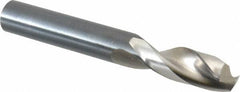 Guhring - 11.5mm 130° Parabolic Flute High Speed Steel Screw Machine Drill Bit - Bright Finish, Right Hand Cut, 47mm Flute Length, 95mm OAL, Standard Point, Straight Shank - A1 Tooling