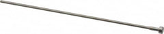 Gibraltar - 3/32" Pin Diam, 1/4" Head Diam x 1/8" Head Height, 6" OAL, Shoulder Ejector Pin - Steel, 5-1/2" Pin Length - A1 Tooling