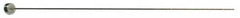 Gibraltar - 5/16" Pin Diam, 1/2" Head Diam x 1/4" Head Height, 10" OAL, Straight Ejector Pin - Steel, 9-3/4" Pin Length - A1 Tooling