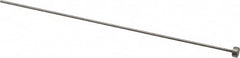 Gibraltar - 1/16" Pin Diam, 1/4" Head Diam x 1/8" Head Height, 6" OAL, Straight Ejector Pin - Steel, 5-7/8" Pin Length - A1 Tooling