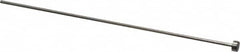 Gibraltar - 5/64" Pin Diam, 1/4" Head Diam x 1/8" Head Height, 6" OAL, Straight Ejector Pin - Steel, 5-7/8" Pin Length - A1 Tooling