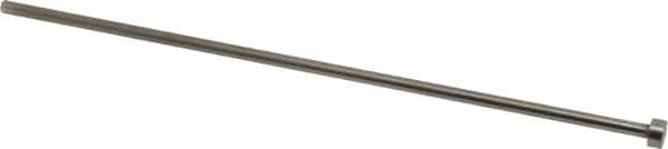 Gibraltar - 1/8" Pin Diam, 1/4" Head Diam x 1/8" Head Height, 6" OAL, Straight Ejector Pin - Steel, 5-7/8" Pin Length - A1 Tooling