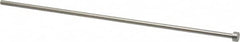 Gibraltar - 3/16" Pin Diam, 3/8" Head Diam x 3/16" Head Height, 10" OAL, Straight Ejector Pin - Steel, 9-13/16" Pin Length - A1 Tooling