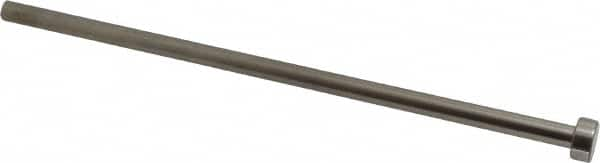 Gibraltar - 7/32" Pin Diam, 13/32" Head Diam x 3/16" Head Height, 6" OAL, Straight Ejector Pin - Steel, 5-13/16" Pin Length - A1 Tooling