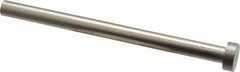 Gibraltar - 13/32" Pin Diam, 11/16" Head Diam x 1/4" Head Height, 6" OAL, Straight Ejector Pin - Steel, 5-3/4" Pin Length - A1 Tooling