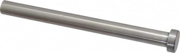 Gibraltar - 1/2" Pin Diam, 3/4" Head Diam x 1/4" Head Height, 6" OAL, Straight Ejector Pin - Steel, 5-3/4" Pin Length - A1 Tooling