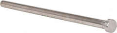 Gibraltar - 1/2" Pin Diam, 3/4" Head Diam x 1/4" Head Height, 10" OAL, Straight Ejector Pin - Steel, 9-3/4" Pin Length - A1 Tooling