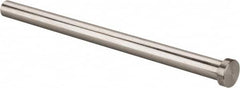 Gibraltar - 5/8" Pin Diam, 7/8" Head Diam x 1/4" Head Height, 10" OAL, Straight Ejector Pin - Steel, 9-3/4" Pin Length - A1 Tooling