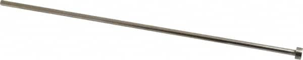 Gibraltar - 3/16" Pin Diam, 3/8" Head Diam x 3/16" Head Height, 10" OAL, Soft Core Pin - Steel, 9-13/16" Pin Length - A1 Tooling