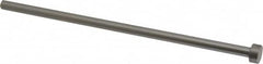 Gibraltar - 7/32" Pin Diam, 13/32" Head Diam x 3/16" Head Height, 6" OAL, Hard Core Pin - Steel, 5-13/16" Pin Length - A1 Tooling