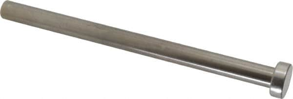 Gibraltar - 13/32" Pin Diam, 11/16" Head Diam x 1/4" Head Height, 6" OAL, Hard Core Pin - Steel, 5-3/4" Pin Length - A1 Tooling