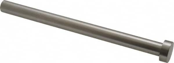 Gibraltar - 7/16" Pin Diam, 11/16" Head Diam x 1/4" Head Height, 6" OAL, Hard Core Pin - Steel, 5-3/4" Pin Length - A1 Tooling