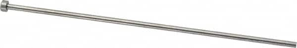 Gibraltar - 2mm Pin Diam, 4mm Head Diam x 2mm Head Height, 100mm OAL, Straight Ejector Pin - Steel, 98mm Pin Length - A1 Tooling