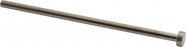 Gibraltar - 4mm Pin Diam, 8mm Head Diam x 3mm Head Height, 100mm OAL, Straight Ejector Pin - Steel, 97mm Pin Length - A1 Tooling