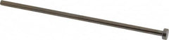 Gibraltar - 4mm Pin Diam, 8mm Head Diam x 3mm Head Height, 125mm OAL, Straight Ejector Pin - Steel, 122mm Pin Length - A1 Tooling