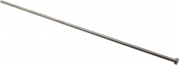 Gibraltar - 4.5mm Pin Diam, 8mm Head Diam x 3mm Head Height, 250mm OAL, Straight Ejector Pin - Steel, 247mm Pin Length - A1 Tooling