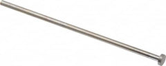 Gibraltar - 5mm Pin Diam, 10mm Head Diam x 3mm Head Height, 160mm OAL, Straight Ejector Pin - Steel, 157mm Pin Length - A1 Tooling