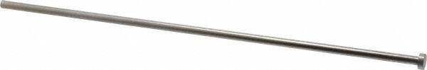 Gibraltar - 8mm Pin Diam, 14mm Head Diam x 5mm Head Height, 400mm OAL, Straight Ejector Pin - Steel, 395mm Pin Length - A1 Tooling