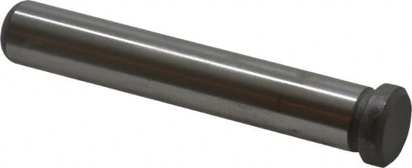 Gibraltar - 1/2" Pin Diam, 3-1/4" OAL, Nickel Chromium Molybdenum Steel, Die & Mold Leader Pin - 5/8" Head Diam x 3/16" Head Height - A1 Tooling