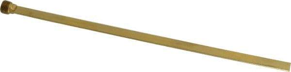 Made in USA - 1/8" NPT Thread, Straight, Die & Mold Cooling Baffle - 8" OAL, Brass - A1 Tooling