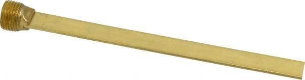 Made in USA - 1/2" NPT Thread, Straight, Die & Mold Cooling Baffle - 8" OAL, Brass - A1 Tooling