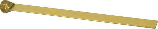 Made in USA - 3/4" NPT Thread, Straight, Die & Mold Cooling Baffle - 12" OAL, Brass - A1 Tooling