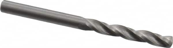 Guhring - 4.1mm 150° Solid Carbide Jobber Drill - Bright Finish, Right Hand Cut, Spiral Flute, Straight Shank, 55mm OAL, Standard Point - A1 Tooling