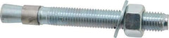 Red Head - 3/4 Inch Diameter, 3/4-10 Inch Thread, 6-1/4 Inch Overall Length, Grade 3, Wedge Expansion Concrete Anchor - Steel, Zinc Plated, 4-3/8 Inch Thread Length, Tie Wire Head, 3/4 Inch Drill - A1 Tooling