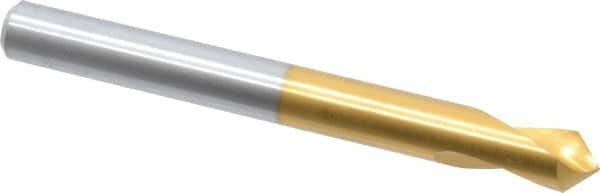 Guhring - 8mm Body Diam, 90°, 79mm OAL, High Speed Steel Spotting Drill - A1 Tooling