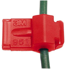 3M - 22 to 18 AWG, Nylon, Fully Insulated, Female Wire Disconnect - 1/4 Inch Wide Tab, Red, CSA Certified, CSA LR32411, UL File E70512, UL Listed - A1 Tooling