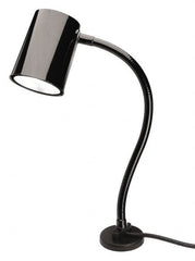 Made in USA - 24 Inch, Gooseneck, Magnetic Mounted, Compact Fluorescent, Black, General Purpose Task Light - 23 Watt, 120 Volt, Nonmagnifying - A1 Tooling