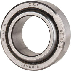 SKF - 20mm Bore Diam, 7,088 Lb Dynamic Capacity, Spherical Plain Bearing - 17,550 Lb Static Load Capacity - A1 Tooling