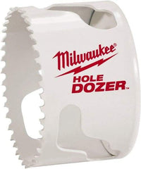 Milwaukee Tool - 1-13/16" Diam, 1-1/2" Cutting Depth, Hole Saw - Bi-Metal Saw, Toothed Edge - A1 Tooling