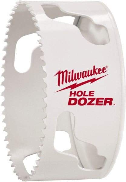 Milwaukee Tool - 3" Diam, 1-1/2" Cutting Depth, Hole Saw - Bi-Metal Saw, Toothed Edge - A1 Tooling