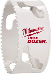 Milwaukee Tool - 3-3/4" Diam, 1-1/2" Cutting Depth, Hole Saw - Bi-Metal Saw, Toothed Edge - A1 Tooling