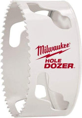 Milwaukee Tool - 3-7/8" Diam, 1-1/2" Cutting Depth, Hole Saw - Bi-Metal Saw, Toothed Edge - A1 Tooling