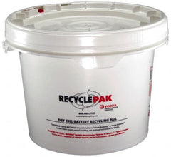 Recyclepak - 13 Inch Deep, Battery Container - 15 Inch Diameter, 50 Lb. Capacity, 3.5 Gallon Pail - A1 Tooling