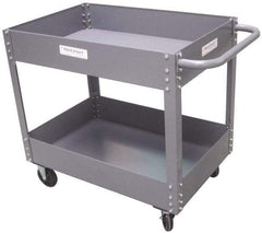 Value Collection - 1,200 Lb Capacity, 24" Wide x 36" Long x 34-5/8" High Service Cart - 2 Shelf, Steel - A1 Tooling