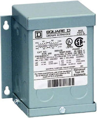 Square D - 1 Phase, 240 x 480 Volt Input, 120/240 Volt Output, 1 kVA, General Purpose Transformer - 3R NEMA Rating, 239°F Temp Rise, Indoor, Outdoor - A1 Tooling