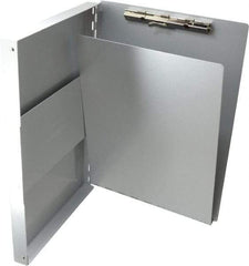 Saunders - 13 Inch Long x 9 Inch Wide x 1 Inch High, Clip Board - Silver - A1 Tooling