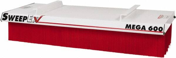 Sweepex - 12" Long x 60" Wide Sweeper Accessory - Stiff Polypropylene Bristles - A1 Tooling