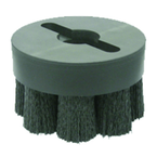 10" Diameter - Shell-Mill Holder Crimped Filament Disc Brush - 0.026/120 Grit - A1 Tooling