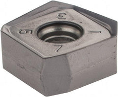 Iscar - S845 SXMU1606 MM Grade IC928 Carbide Milling Insert - TiAlN Finish, 0.3004" Thick, 0.6378" Inscribed Circle, 0.8mm Corner Radius - A1 Tooling